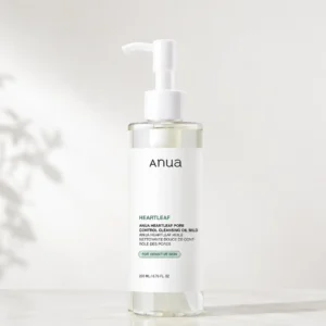 Anua Heartleaf Pore Control Cleansing Oil, gentle Korean cleanser for pores and excess oil