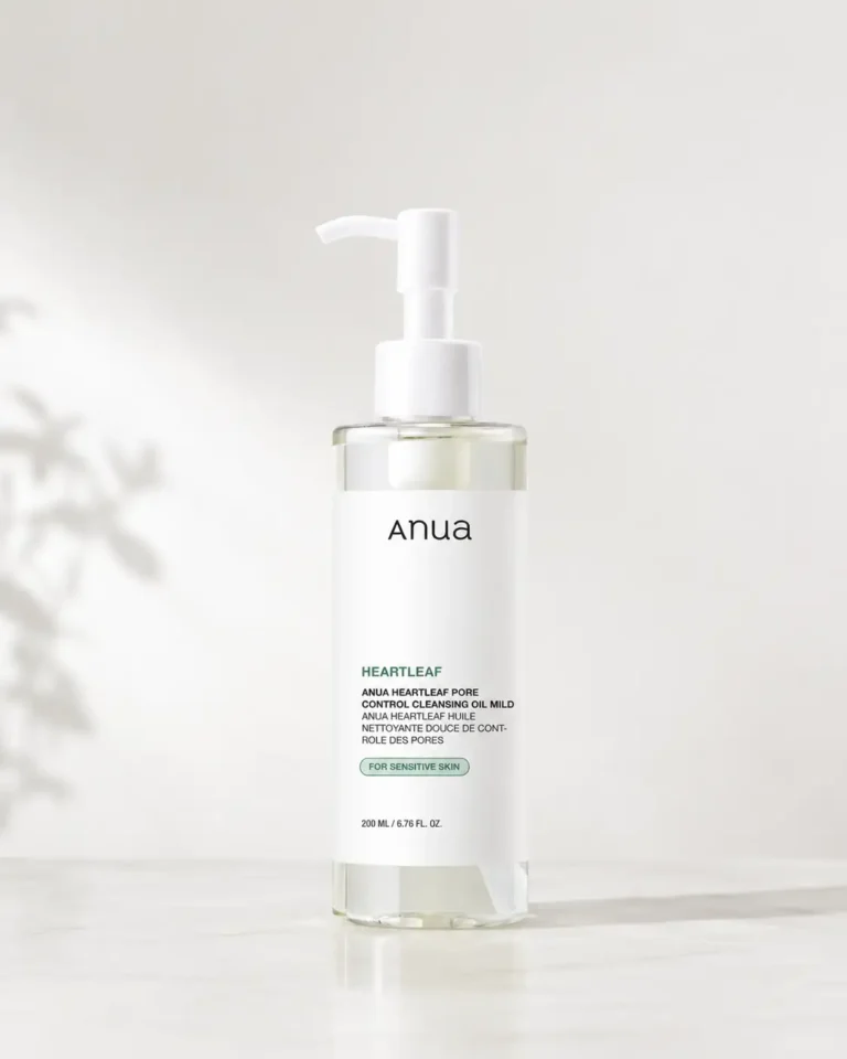 Anua Heartleaf Pore Control Cleansing Oil, gentle Korean cleanser for pores and excess oil