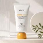 Anua Zero Cast Sunscreen SPF 50, moisturizing Korean facial sunscreen for daily protection