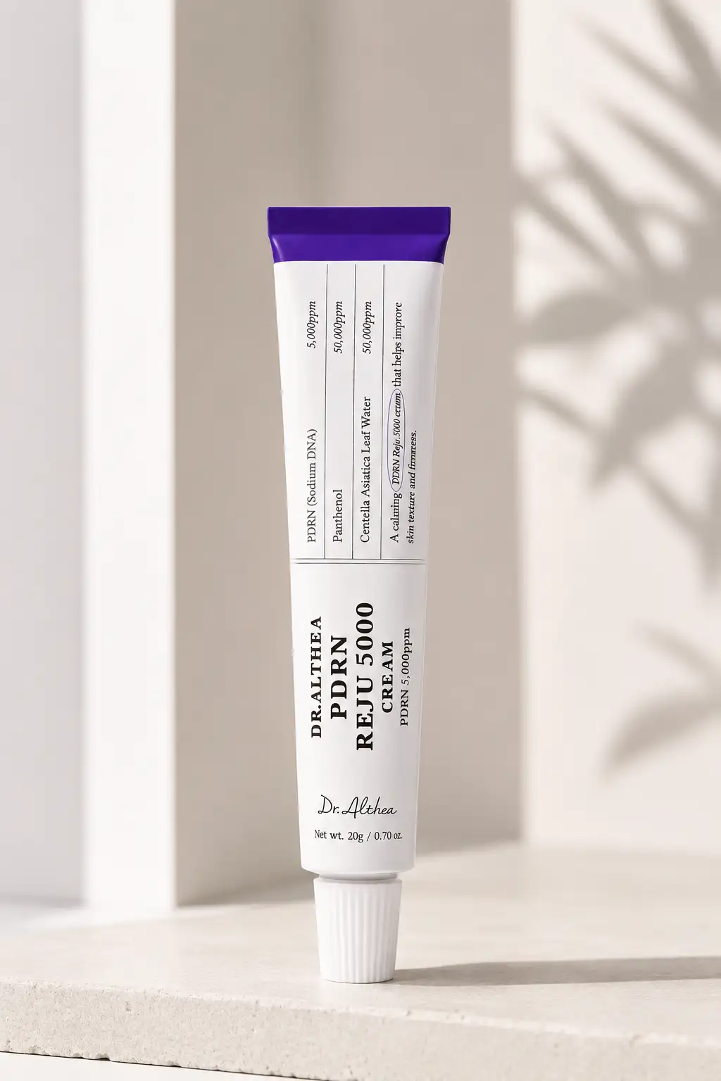 Dr. Althea PDRN Reju 5000 Cream, Korean face moisturizer for dry and dehydrated skin