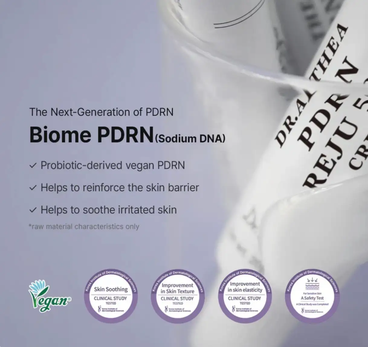 Dr. Althea PDRN Reju 5000 Cream, Korean face moisturizer for dry and dehydrated skin