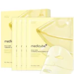 Medicube Kojic Acid Turmeric Gel Mask, brightening Korean face mask for dark spots