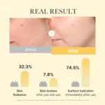 Medicube Kojic Acid Turmeric Gel Mask, brightening Korean face mask for dark spots
