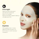 Medicube Kojic Acid Turmeric Gel Mask, brightening Korean face mask for dark spots