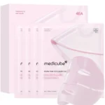 Medicube PDRN Pink Collagen Gel Mask, firming Korean face mask for dry and dull skin