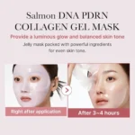 Medicube PDRN Pink Collagen Gel Mask, firming Korean face mask for dry and dull skin