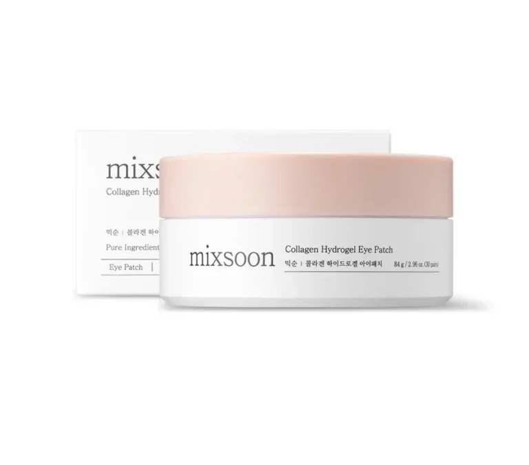 Mixsoon Collagen Hydrogel Eye Patch, Korean eye patches for dark circles and puffiness