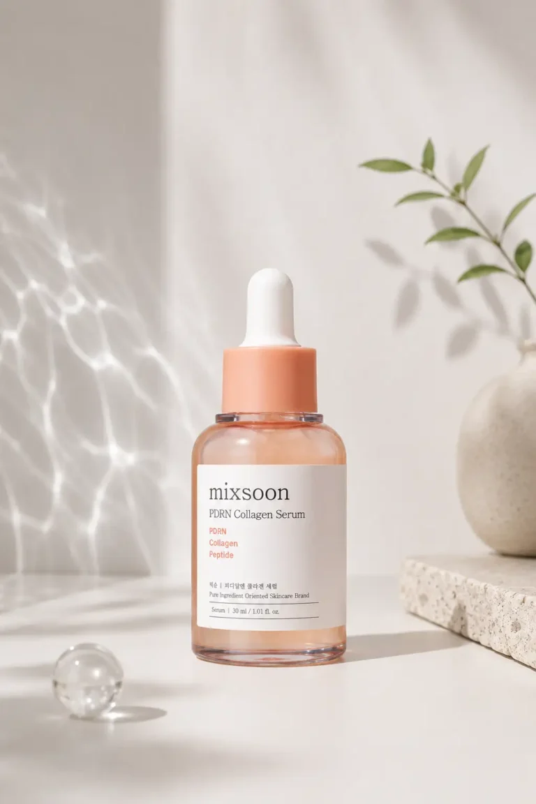 Mixsoon PDRN Collagen Serum, firming Korean facial serum for dehydrated and dull skin